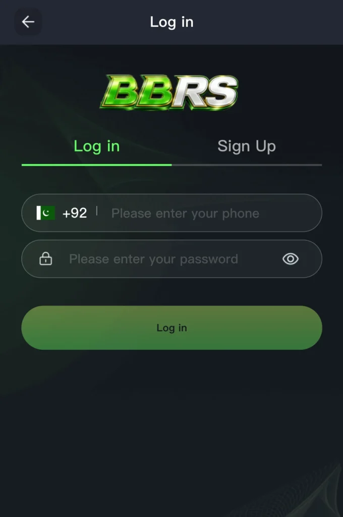 Login to BBRS Game Account